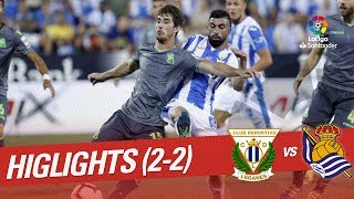 Resumen de CD Leganés vs Real Sociedad 22 [upl. by Oyek666]