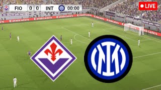 🔴in diretta  Fiorentina vs Inter  Serie A 2425 [upl. by Auqinaj]