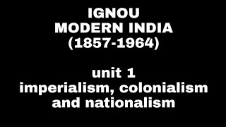 Imperialism colonialism and nationalism [upl. by Lamb77]