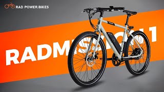 RadMission Electric Metro Bike  European Promotional Debut [upl. by Beore]