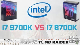 INTEL i7 9700K vs 8700K Compare And Test in 5 Games [upl. by Ahsata]