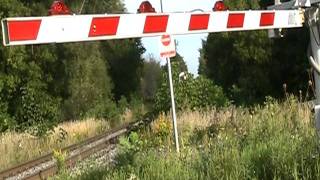 HORRIBLE HORN  GO Train 649 at Stroud Wednesday August 31 2011 [upl. by Ennairek]