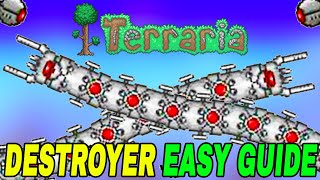 Terraria How to Prepare for the Destroyer EASY Tutorial Mechanical Boss Guide [upl. by Yllaw]