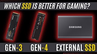 Gaming Speed Test  Gen 3 vs Gen 4 vs External SSD [upl. by Airbas]