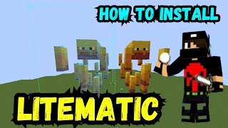 How To Download amp Install Litematica 1201 Minecraft Schematic Mod [upl. by Ydiarf857]