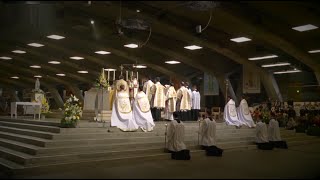 Messe du Christ Roi en la Basilique Saint Pie X LOURDES [upl. by Sebastiano201]