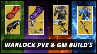 WARLOCK PVE amp GM BUILDs for Conqueror Title S23 All Supers  Destiny 2 [upl. by Yseult]