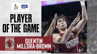 Quentin MilloraBrown SCORES DOUBLEDOUBLE FOR UP  UAAP SEASON 87 MENS BASKETBALL  HIGHLIGHTS [upl. by Siuraj]