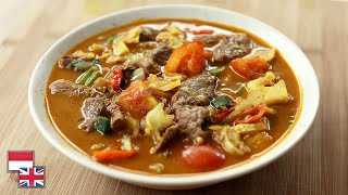 Empuk Berempah Resep TONGSENG SAPI Gulai Menu IdulAdha [upl. by Orlan474]