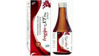 Irogips XT Plus Syrup Ferrous Fumarate Folic Acid amp Cyanocobalamin Syrup [upl. by Nnyliram]