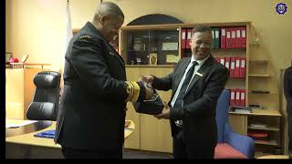 Chief SA Navy Courtesy Call to World Hydrography Day [upl. by Arehsat]