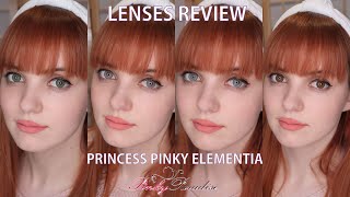 Lens review Princess Pinky Elementia collection from Pinky Paradise [upl. by Assiruam]