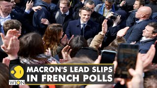 French Presidential election 2022 Macrons lead slips in French polls as Le Pen is closing the gap [upl. by Ilyk820]