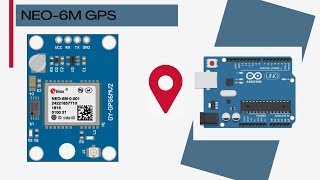 NEO 6M GPS module using the Arduino UNO development board with NMEA format [upl. by Airetnohs974]