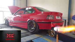 BMW E36 2JZ ANTILAG HISHAM ALQADDOUMY [upl. by Cindra176]