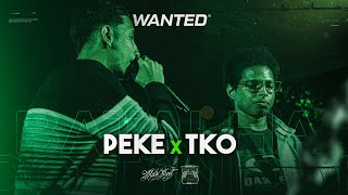 PEKE x TKO  SEMIFINAL  Batalha do Tanque  RJ [upl. by Quarta]