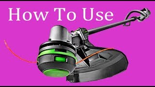 EGO Trimmer How To Use [upl. by Gladine773]