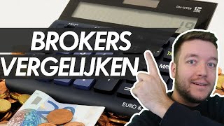 Brokers vergelijken  Waar is beleggen het goedkoopst [upl. by Annodahs9]