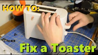 HOW TO Fix a Toaster that Wont Stay Down [upl. by Rosina]