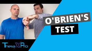 OBriens Test  Active Compression Test  SLAP [upl. by Imuy]