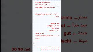 التعريف بالنفس sich vorstellen والسؤال عن الحال في اللغة الالمانية [upl. by Dnomyad]