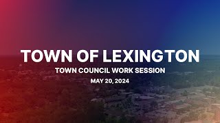 Town Council Work Session  May 2024 [upl. by Elrebma]