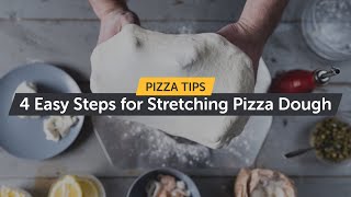 How to Stretch Pizza Dough  4 Super Easy Steps Revealed [upl. by Noiramaj]