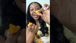 My reaction to trying the viral mango gummy peelerz mango candy viralcandy [upl. by Eednas]