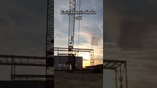 Ironworkers Shaking out ironworker crane bluecollar construction hardwork [upl. by Remmer]