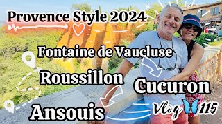 Vlog🦋115🇫🇷เที่ยวบ้านเพื่อน Provence Style 2024🇫🇷Ansouis💛 Cucuron 🩷Fontaine de Vaucluse💚Roussillon🧡 [upl. by Rodmun271]