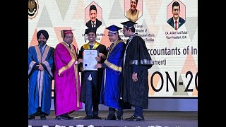 Convocation 2022  CA Paras Agarwal  ICAI CA Convocation  Motivation for CA Students [upl. by Aihsoem]