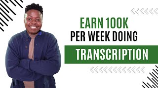 GET PAID Doing FULL TIME Transcription Jobs from HOME as a BEGINNER [upl. by Eillas210]