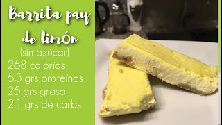 RECETA DE BARRITAS PAY DE LIMON [upl. by Higinbotham548]