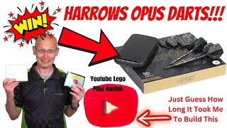 ENDED WIN HARROWS OPUS DARTS JUST GUESS THE TIME TO BUILD YOUTUBE LEGO PLAY BUTTON [upl. by Chemush]