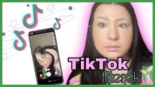 TIKTOK FILTEREK döntik el a sminkem😱💄 [upl. by Harman]