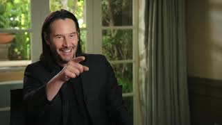 Keanu Reeves quotJohn Wickquot 3 sit down interview [upl. by Girhiny]