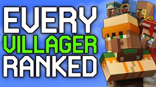 Ranking EVERY Villager in Minecraft [upl. by Napier]