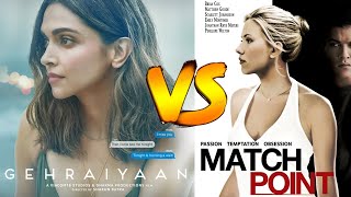 GEHRAIYAAN Movie Review  Inspired by MATCH POINT [upl. by Attena]