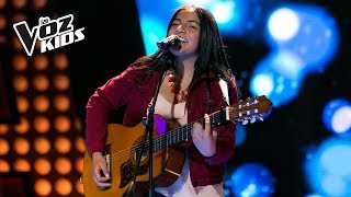 Laura Mazo canta Besándote  Audiciones a ciegas  La Voz Kids Colombia 2018 [upl. by Rehpretsirhc47]