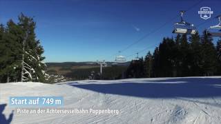 Skigebiet Winterberg Rote Piste an der PoppenbergSesselbahn Lift Nr 5 [upl. by Rosetta860]