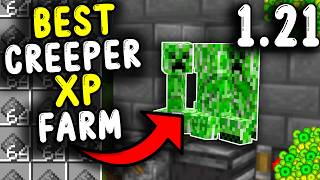 BEST CREEPER XP Farm in Minecraft Bedrock 121 [upl. by Verada384]