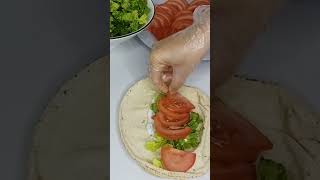 شاورما منزلية لجوع الليل خفيفة و لذيذة 🌯chicken shawarma recipe at home [upl. by Nahtahoj]