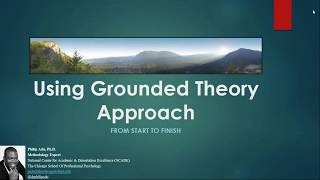 Grounded Theory is the study of a concept [upl. by Oiram]