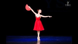 Emile Ieva Sapkauskaite  Copelia  Spanish Dance  YSBC Sibiu 2017 Age 12 [upl. by Leopoldeen419]