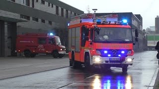 Wasserrettungseinsatz Einsatzfahrten Feuerwehr Mülheim a d Ruhr zum Wasserrettungseinsatz [upl. by Onurb932]