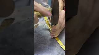 Wow beautiful 24k gold bracelet is made 🔥🔨 shorts video wow jewellry gold viral jewelry [upl. by Jamila332]