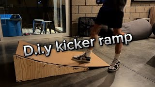 DIY kicker ramp  for any wheels [upl. by Ahseer]