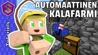 Hiljainen Kalastusfarmi  Minecraft Tutoriaali [upl. by Ecyaj348]