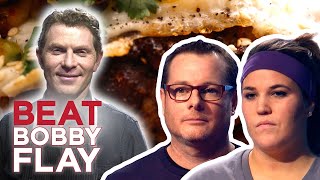 Beat Bobby Flay Meatloaf Challenge  Full Episode Recap  S1 E9  Food Network [upl. by Noby]