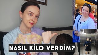 NASIL 45 KİLO VERDİM  SPORSUZ NASIL ZAYIFLADIM HIZLI KİLO VERME [upl. by Raviv33]